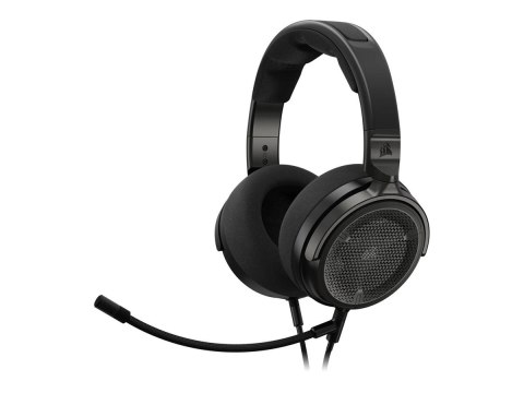 Corsair | VIRTUOSO PRO | Słuchawki Gamingowe | Przewodowe | Nauszne | Mikrofon | Węgiel