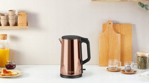 Czajnik TEFAL KI583C10 Elektryczny 2000 W 1.5 L ze stali nierdzewnej na podstawie obrotowej 360° - Złoty