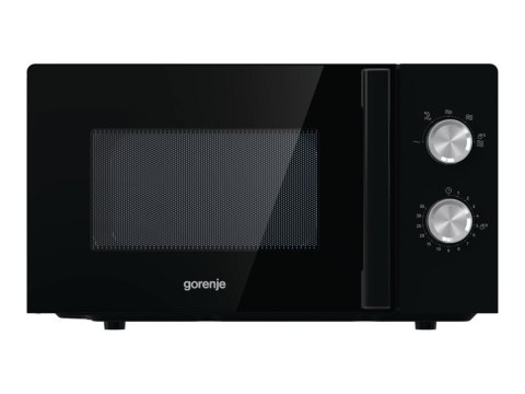 Gorenje | MO17E1BH | Kuchenka mikrofalowa | Wolnostojąca | 17 L | 700 W | Czarny