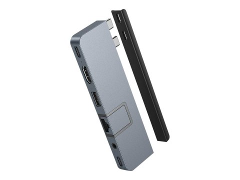 HiperDrive DUO PRO 7-w-2 USB-C Hub dla MacBook Air/Pro 2016-2020 | Porty Ethernet LAN (RJ-45) 1 | Ilość portów HDMI 1