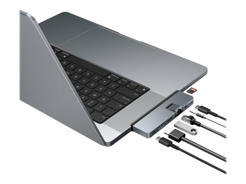 HiperDrive DUO PRO 7-w-2 USB-C Hub dla MacBook Air/Pro 2016-2020 | Porty Ethernet LAN (RJ-45) 1 | Ilość portów HDMI 1