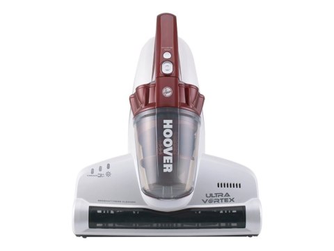 Hoover MBC500UV 011 Odkurzacz do materacy, bezworkowy, pojemnik na kurz 0,3 l, moc 500 W, promień roboczy 5 m, biały/czerwony |