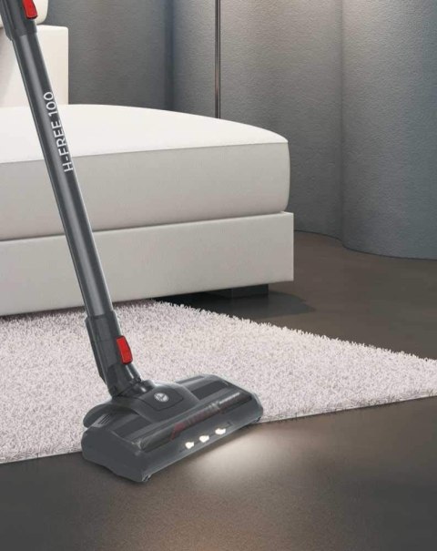 Hoover | Vacuum cleaner | HF122RH 011 | Cordless operating | Handstick and Handheld | 22 V | Operating time (max) 40 min | Silve