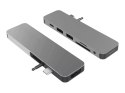 Hyper HyperDrive USB-C 7-in-1 Laptop Form-Fit Hub - Space Grey