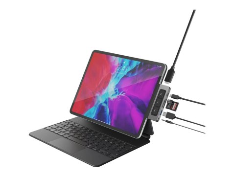 Koncentrator portów USB-C HyperDrive Media 6-w-1 do iPad Pro/Air | Ilość portów HDMI: 1