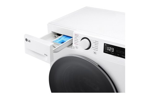 LG | F2DR509S1W | Pralko-suszarka | Klasa energetyczna A | Ładowanie frontowe | Pojemność prania 9 kg | 1200 obr./min | Głębokoś