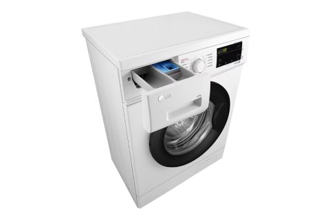 LG | Pralka | F2J3WSBWE | Klasa efektywności energetycznej E | Ładowana od frontu | Pojemność prania 6,5 kg | 1200 obr/min | Głę
