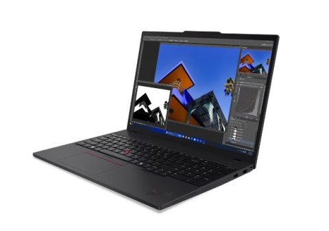 Lenovo ThinkPad T16 Gen 3 | Black | 16 " | IPS | WUXGA | 1920 x 1200 pikseli | Anti-glare | Intel Core U7 | 155U | 16 GB | SO-DI