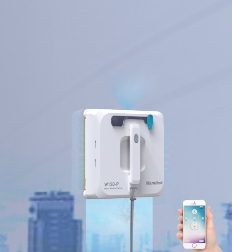 Mamibot W120-P Window Cleaner, Robot, White Mamibot
