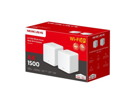 Mercusys Halo H60X AX1500 Whole Home Mesh WiFi 6 System Mercusys