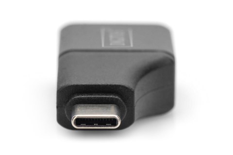 Męski przewód USB-C na żeńskie HDMI, 24-pinowy czarny Digitus, typ A.