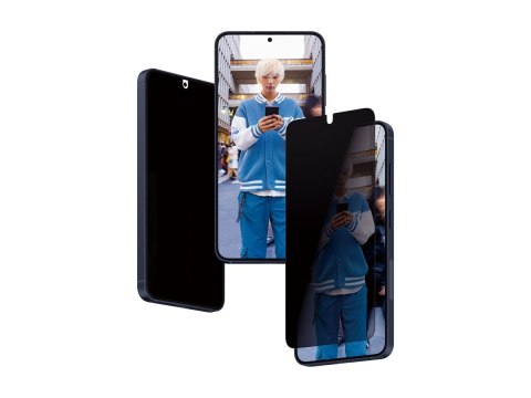 Ochronne szkło hartowane Samsung Galaxy S24 Transparentny - Czarny, Wytrzymałe, dobrej jakości, Idealnie dopasowane do ekranu. P