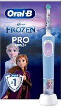 Oral-B | Vitality PRO Kids Frozen | Szczoteczka elektryczna | Ładowalna | Dla dzieci | Niebieska | Ilość głowic szczoteczki w ze