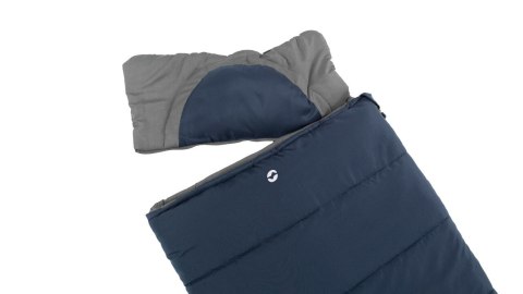 Outwell Contour Junior Sleeping Bag, Left zipper, Deep Blue