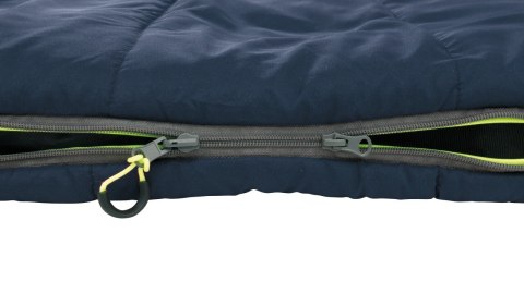 Outwell Contour Junior Sleeping Bag, Left zipper, Deep Blue