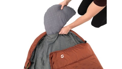 Outwell | Śpiwór | 220 x 80 cm | -10/8 °C | Lewy zamek błyskawiczny