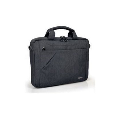 PORT DESIGNS | Sydney | Fits up to size 14 " | Messenger - Briefcase | Grey | Shoulder strap