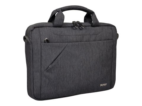 PORT DESIGNS | Sydney | Fits up to size 14 " | Messenger - Briefcase | Grey | Shoulder strap