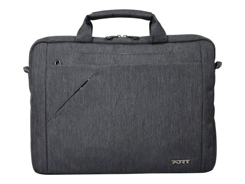 PORT DESIGNS | Sydney | Fits up to size 14 " | Messenger - Briefcase | Grey | Shoulder strap