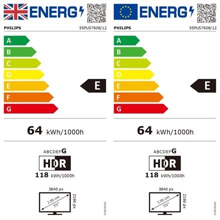 Philips | Smart TV | 55PUS7608 | 55" | 139 cm | 4K UHD (2160p) -> Philips | Smart TV | 55PUS7608 | 55" | 139 cm | 4K UHD (2160p)