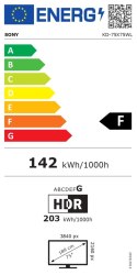 Sony | KD75X75WL | 75" (189 cm) | Android | QFHD | Czarny