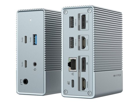 Stacja dokująca USB-C HyperDrive GEN2 12 w 1 | Porty Ethernet LAN (RJ-45) 1 | Ilość portów HDMI 2