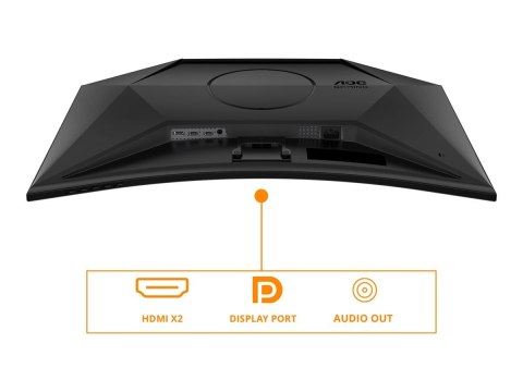 AOC CQ32G4VE | 31.5 " | VA | QHD | 16:9 | 180 Hz | 1 ms | 2560 x 1440 pixels | 300 cd/m² | HDMI ports quantity 2