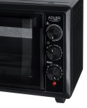 Adler | Piekarnik elektryczny | AD 6023 | 26 L | 1500 W | Czarny
