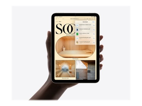 Apple | iPad Mini 6. generacji | 8,3 " | Starlight | Liquid Retina IPS LCD | 1488 x 2266 pikseli | A15 Bionic | 4 GB | 256 GB |