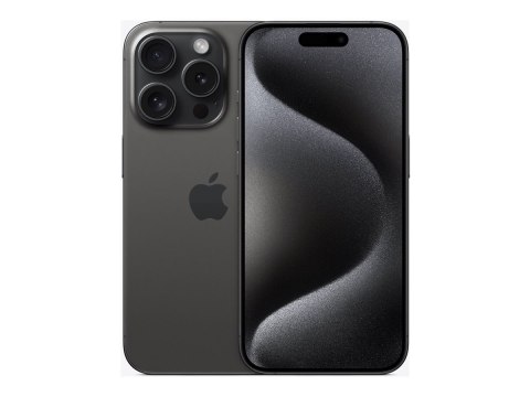 Apple | iPhone 15 Pro | Czarny tytan | 6.1 " | Wyświetlacz Super Retina XDR z ProMotion | 2556 x 1179 pikseli | Apple | A17 Pro