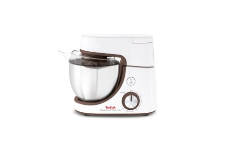 TEFAL | Masterchef Gourmet Food Processor | QB51K138 | 1100 W | Liczba prędkości 8 | Pojemność misy 4,6 L | Biały