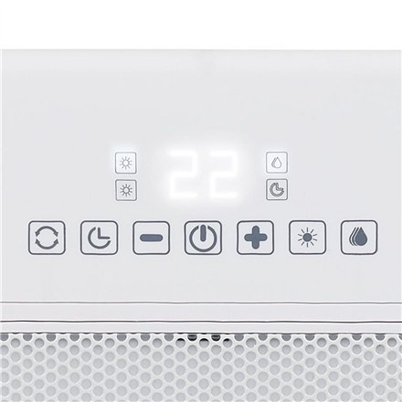 Tristar | KA-5266 | Ceramiczny grzejnik i nawilżacz | 1800 W | Liczba poziomów mocy 3 | Odpowiedni do pomieszczeń do 20 m² | Bia