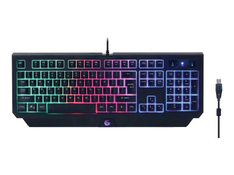 Zestaw do gier Gembird | 4 w 1 "Phantom" z podświetleniem RGB | GGS-UMGL4-01 | Przewodowy | US | USB