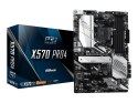 ASRock | X570 Pro4 | Rodzina procesorów AMD | Gniazdo procesora AM4 | DDR4 DIMM | Gniazda pamięci 4 | Obsługiwane interfejsy dys