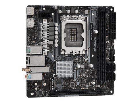 ASRock | H610M-ITX/ac | Rodzina procesorów Intel | Gniazdo procesora LGA1700 | DDR4 DIMM | Gniazda pamięci 2 | Obsługiwane inter