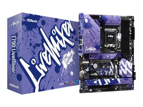 ASRock Z790 LIVEMIXER | Processor family Intel | Processor socket LGA1700 | DDR5 | Supported hard disk drive interfaces SATA, M.