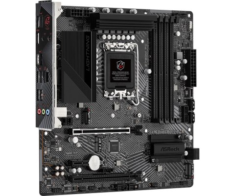 ASRock | Z790M PG LIGHTNING/D4 | Rodzina procesorów Intel | Gniazdo procesora LGA1700 | DDR4 DIMM | Obsługiwane interfejsy dyskó