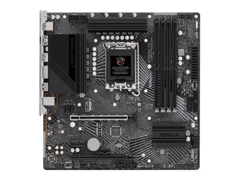 ASRock | Z790M PG LIGHTNING/D4 | Rodzina procesorów Intel | Gniazdo procesora LGA1700 | DDR4 DIMM | Obsługiwane interfejsy dyskó