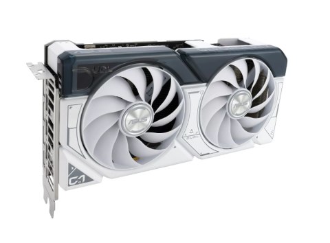 Asus | DUAL-RTX4060-O8G-WHITE | NVIDIA | 8 GB | GeForce RTX 4060 | GDDR6 | Ilość portów HDMI 1 | PCI Express 4.0 | Taktowanie pa