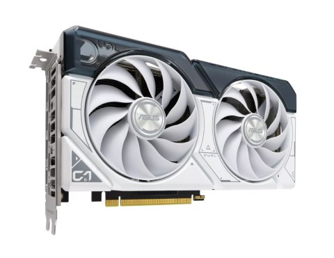 Asus | DUAL-RTX4060-O8G-WHITE | NVIDIA | 8 GB | GeForce RTX 4060 | GDDR6 | Ilość portów HDMI 1 | PCI Express 4.0 | Taktowanie pa