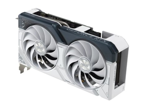 Asus | DUAL-RTX4060-O8G-WHITE | NVIDIA | 8 GB | GeForce RTX 4060 | GDDR6 | Ilość portów HDMI 1 | PCI Express 4.0 | Taktowanie pa