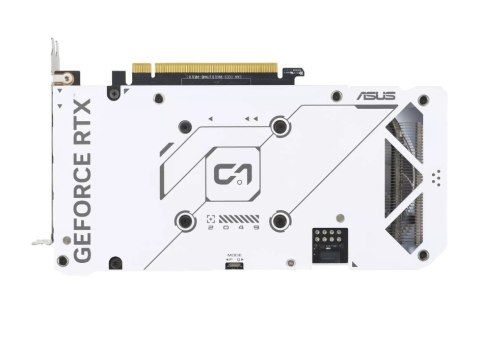 Asus | DUAL-RTX4060-O8G-WHITE | NVIDIA | 8 GB | GeForce RTX 4060 | GDDR6 | Ilość portów HDMI 1 | PCI Express 4.0 | Taktowanie pa