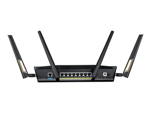 Bezprzewodowy dwuzakresowy router gigabitowy, UK | RT-AX88U PRO | 802.11ax | 1148+4804 Mbit/s | 10/100/1000 Mbit/s | Porty Ether