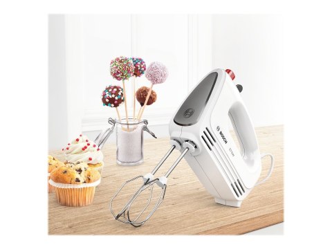 Bosch | Hand Mixer | MFQ22100 CleverMixx | Hand Mixer | 375 W | Number of speeds 4 | Turbo mode | White/Dark Grey