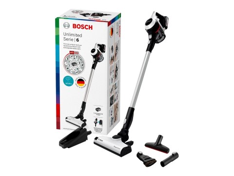 Bosch | Vacuum cleaner | BCS611AM | Cordless operating | 18 V | Operating time (max) 30 min | White | Warranty 24 month(s) | Bat