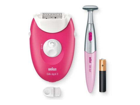 Braun SE3-202 Silk épil 3 Epilator , Pink/White