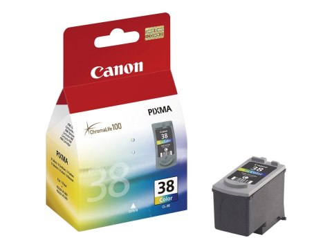Canon CL-38 Trójkolorowy wkład atramentowy | Cyjan, Magenta, Żółty