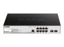 D-Link | 10-portowy przełącznik Gigabit PoE Metro Ethernet | DGS-1210-10P/ME | Zarządzany L2 | Desktop