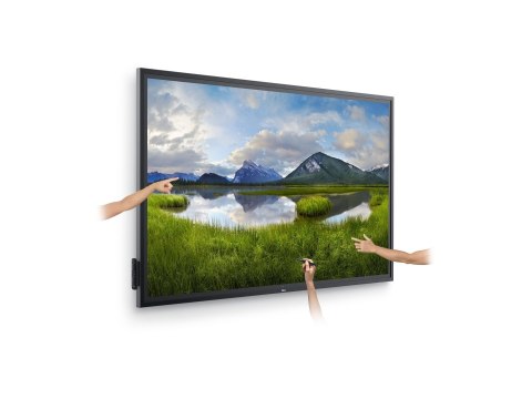 Dell | 86 " | IPS | 4K UHD | 16:9 | 60 Hz | 8 ms | Ekran dotykowy | 3840 x 2160 pikseli | 350 cd/m² | Porty HDMI w ilości 4 | Cz