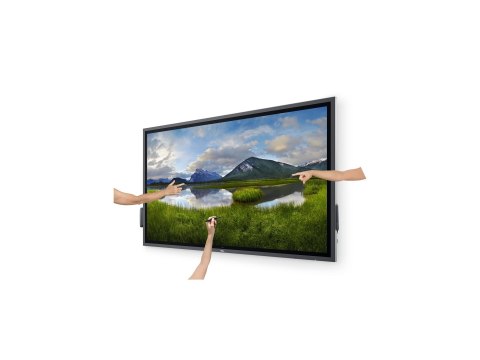 Dell | P6524QT | 65 " | IPS | UHD | 16:9 | 60 Hz | 9 ms | Ekran dotykowy | 3840 x 2160 pikseli | 350 cd/m² | Porty HDMI w ilości